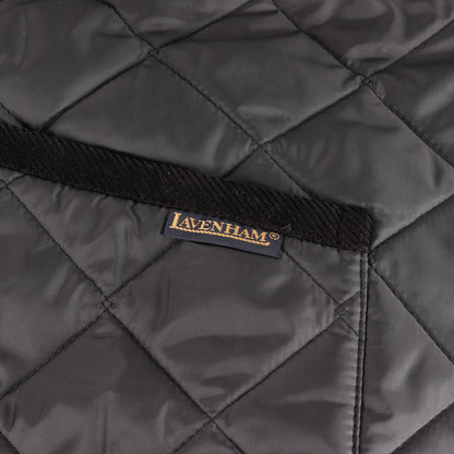 裏地ブロックチェック キルティング コート