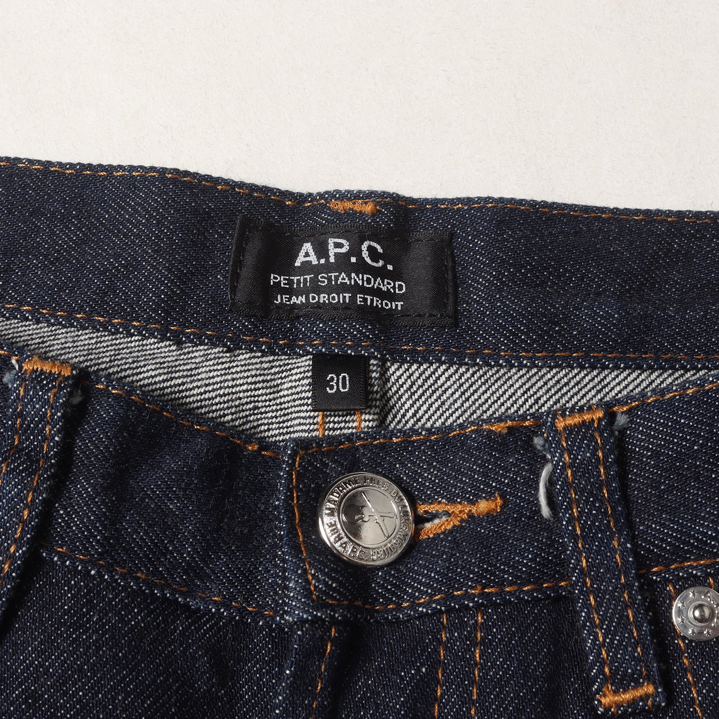 ボタンフライ スキニー デニムパンツ (PETIT STANDARD JEAN DROIT ETROIT)