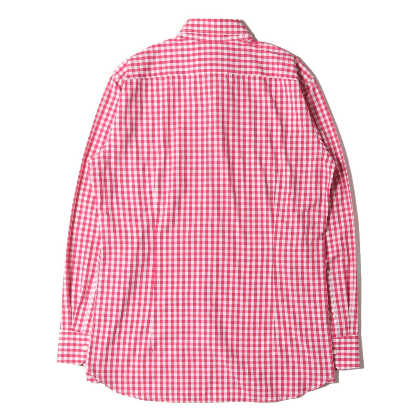 ギンガムチェック ボタンダウン ドレスシャツ