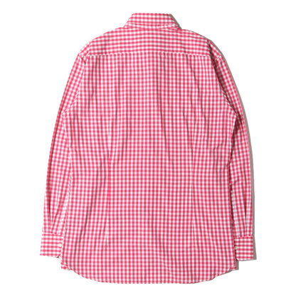 ギンガムチェック ボタンダウン ドレスシャツ