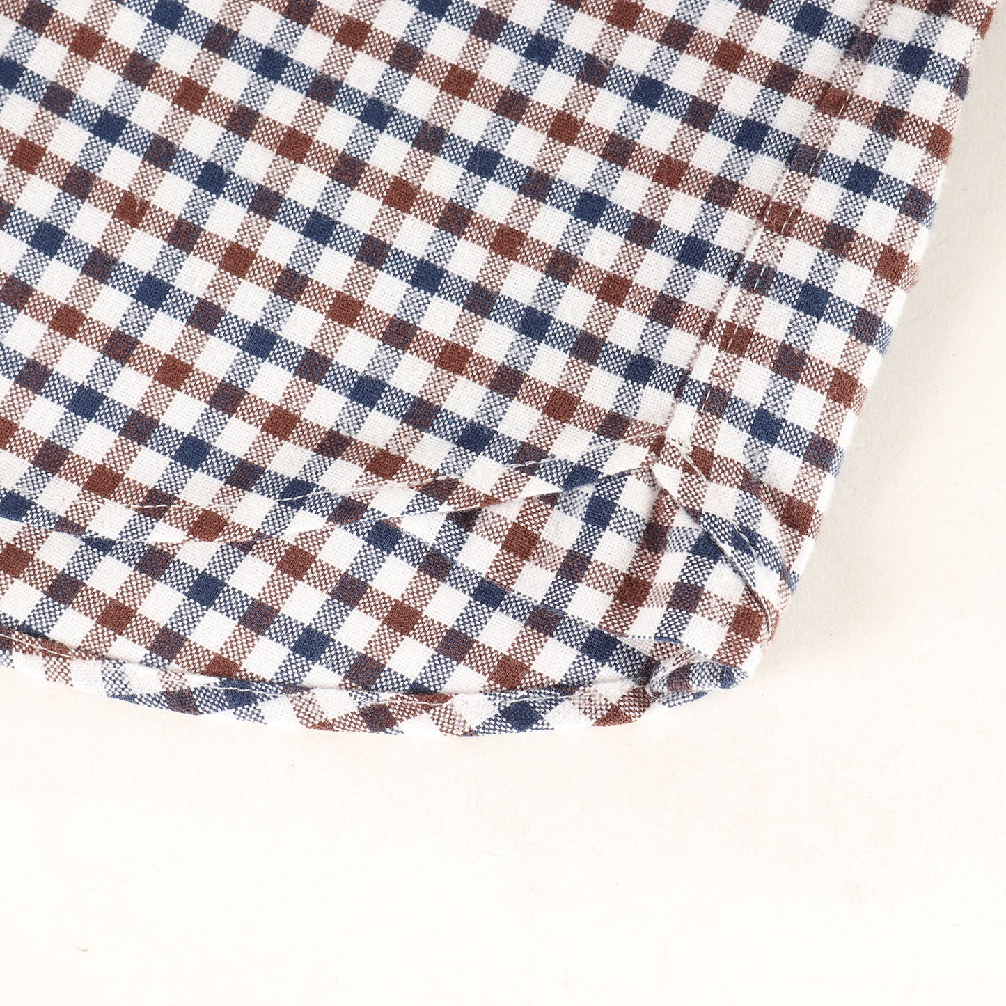 ギンガムチェック ボタンダウン クールマックス シャツ (H1M21-254) / TROTTER SHIRT