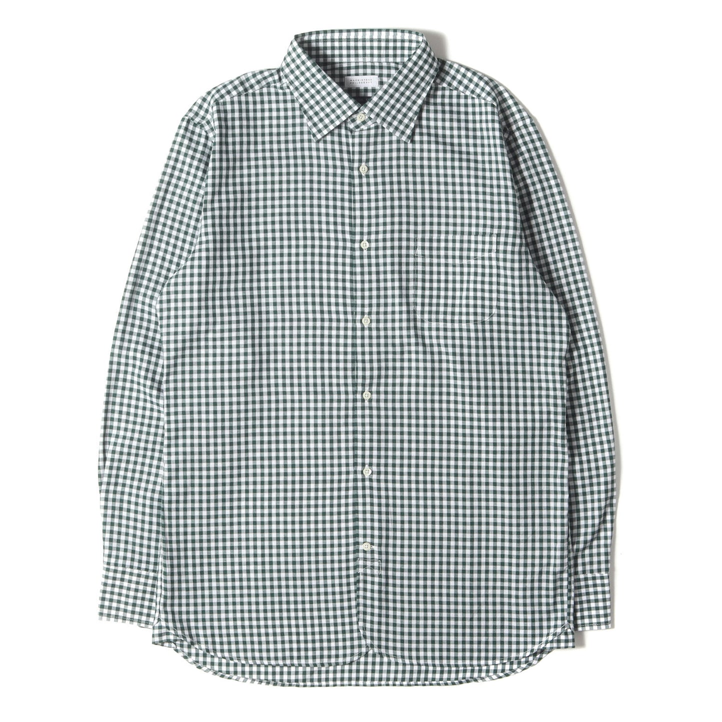 ギンガムチェック ボタンダウン クールマックス シャツ (H1M32-76) / TROTTER SHIRT