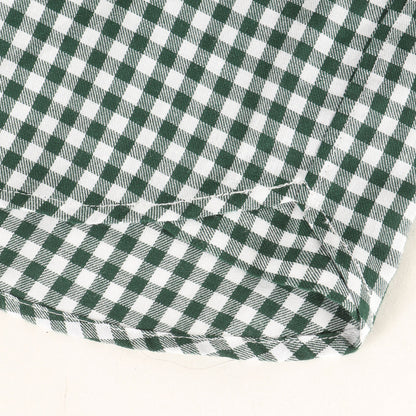 ギンガムチェック ボタンダウン クールマックス シャツ (H1M32-76) / TROTTER SHIRT