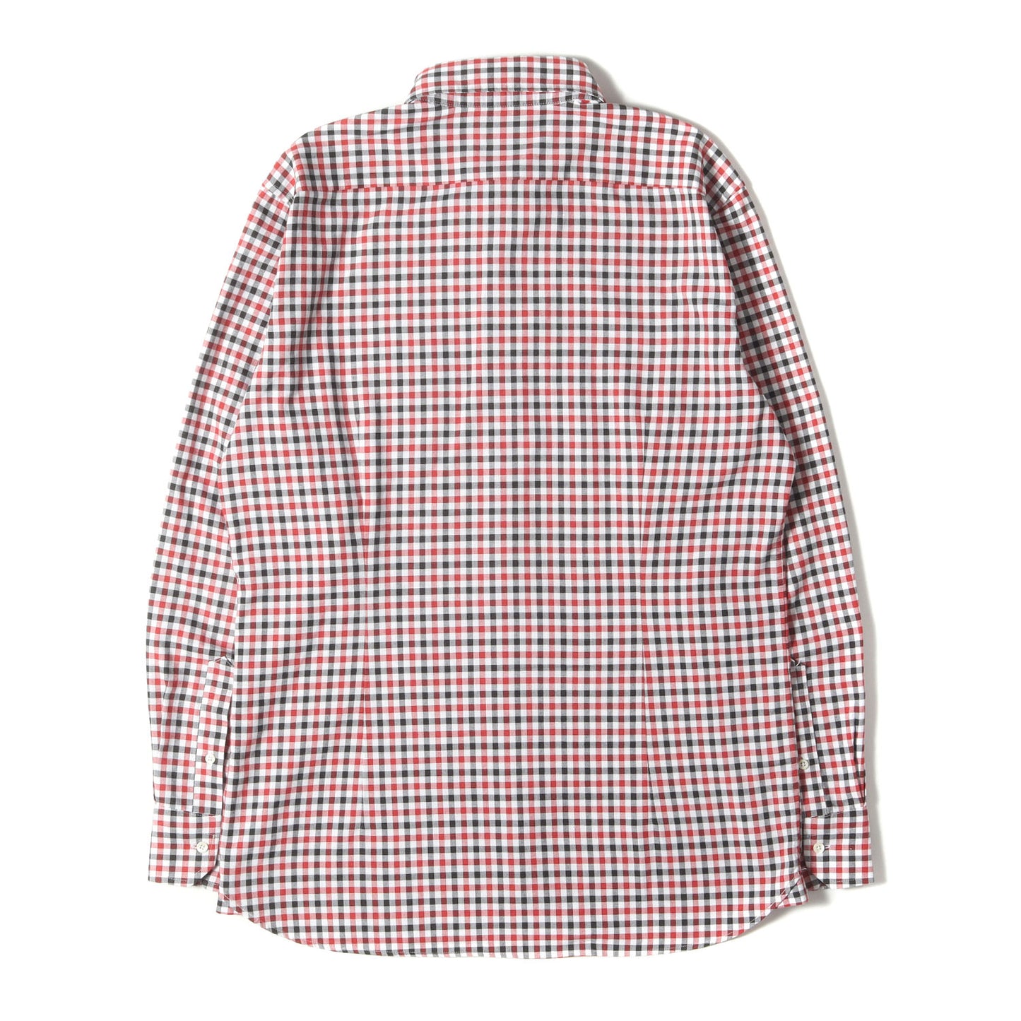 ギンガムチェック ボタンダウン クールマックス シャツ (H1M21-619) / TROTTER SHIRT