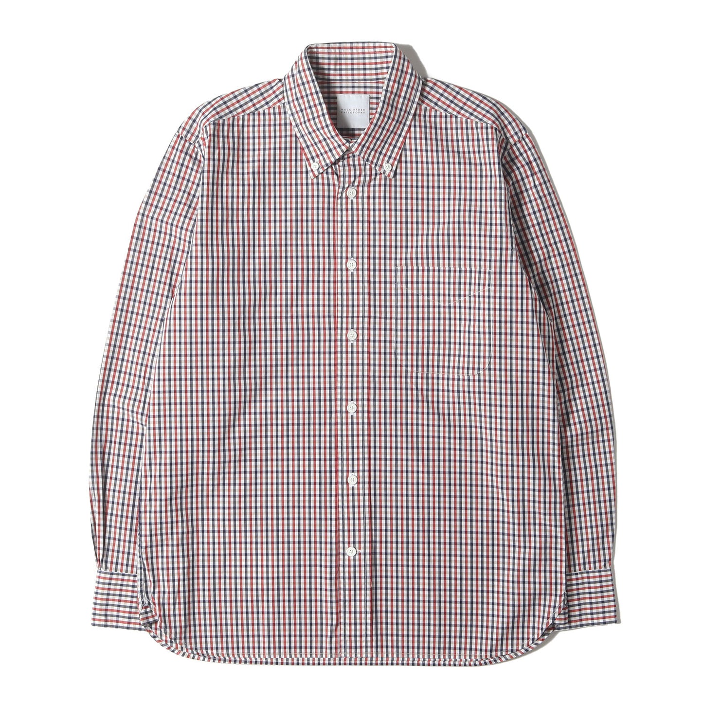 ハウスチェック ボタンダウン ブロード シャツ (H1M21-254) / TROTTER SHIRT