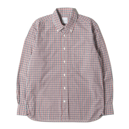 ハウスチェック ボタンダウン ブロード シャツ (H1M21-254) / TROTTER SHIRT