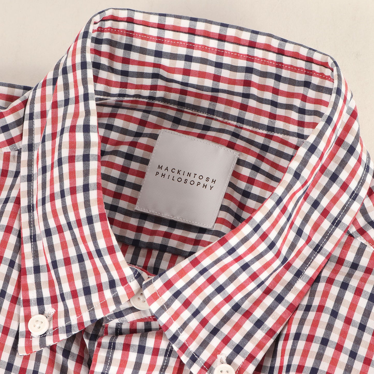 ハウスチェック ボタンダウン ブロード シャツ (H1M21-254) / TROTTER SHIRT