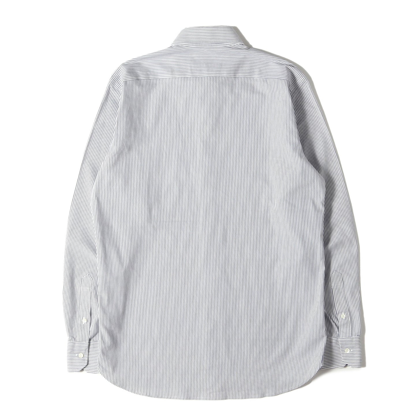 ストライプ ボタンダウン コットン クールマックス ドレス シャツ (H1M24-311) / TROTTER SHIRT MADE IN JAPAN