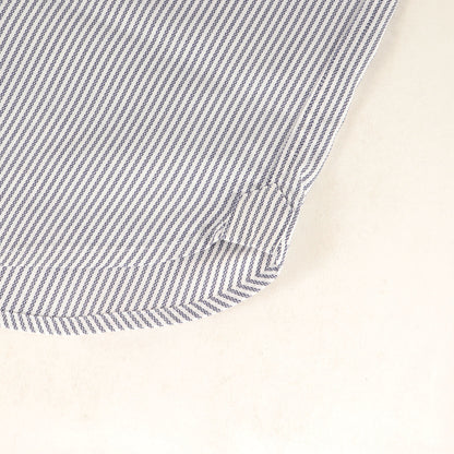 ストライプ ボタンダウン コットン クールマックス ドレス シャツ (H1M24-311) / TROTTER SHIRT MADE IN JAPAN