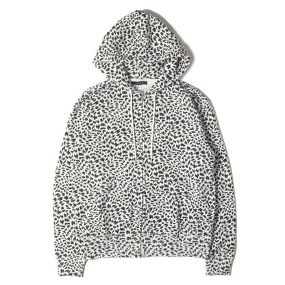 レオパード スウェット ジップ パーカー (Leopard Zip Hoodie 2203-6001)