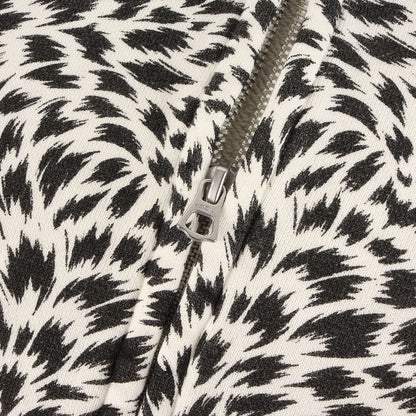 レオパード スウェット ジップ パーカー (Leopard Zip Hoodie 2203-6001)