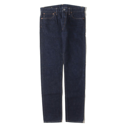 スリム ストレート セルビッジ デニム パンツ (1702-1001)