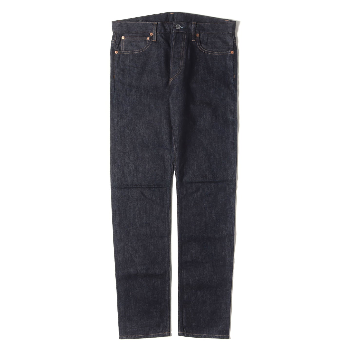 スリム リジッド ストレッチ セルビッジ デニム パンツ (Standard Slim STR 5pocket RGD FPKH101ST-80)