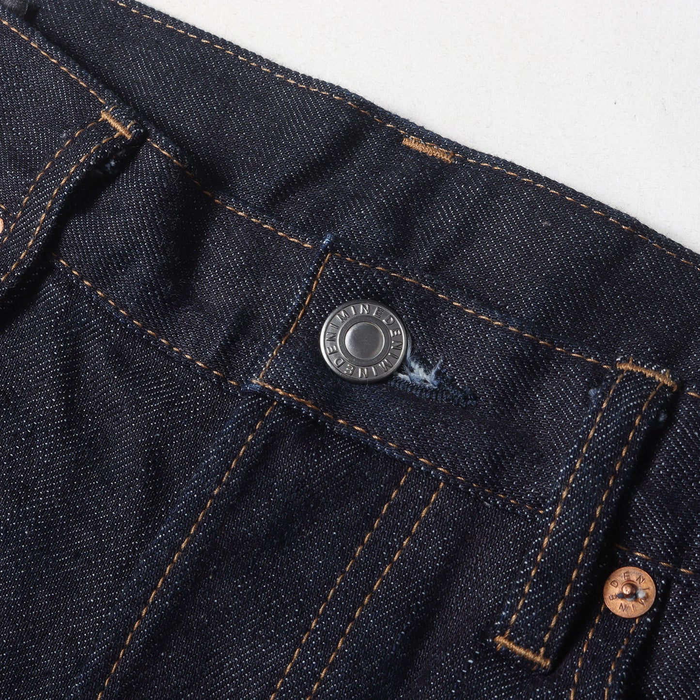 スリム リジッド ストレッチ セルビッジ デニム パンツ (Standard Slim STR 5pocket RGD FPKH101ST-80)