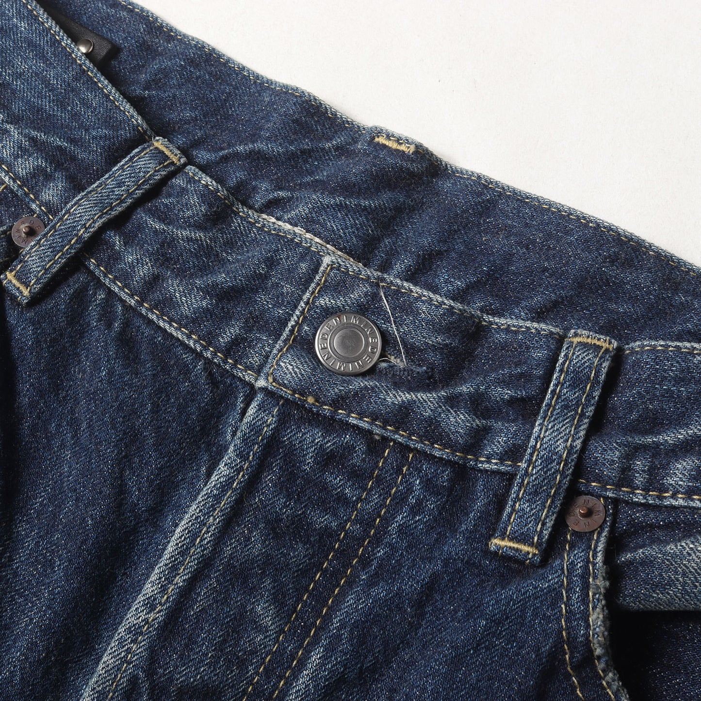 23SS ヴィンテージ加工 ストレート セルビッジ デニム パンツ (L.Straight 5pocket USD 2304-1007)