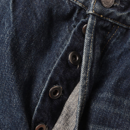 23SS ヴィンテージ加工 ストレート セルビッジ デニム パンツ (L.Straight 5pocket USD 2304-1007)