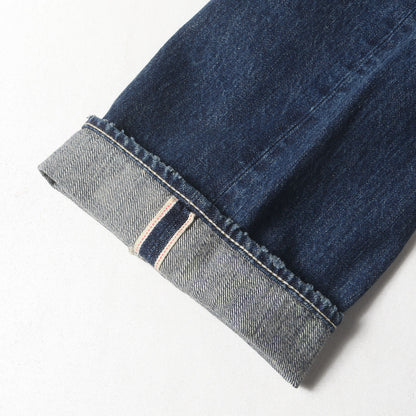 23SS ヴィンテージ加工 ストレート セルビッジ デニム パンツ (L.Straight 5pocket USD 2304-1007)
