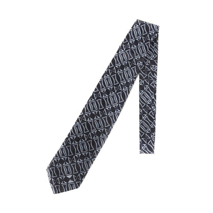 ジオメトリック ジャガード シルク ネクタイ (T10 F473)