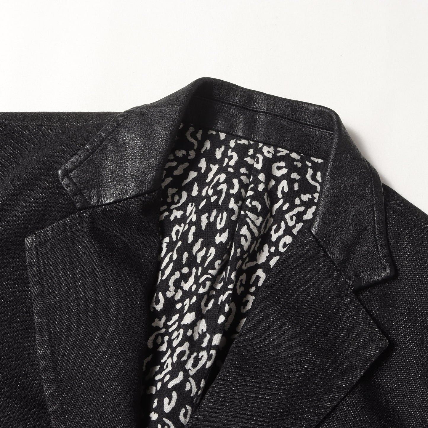 襟レザー チェスター フィールド コート (211113607)