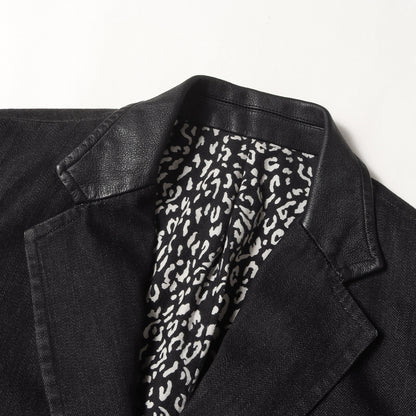 襟レザー チェスター フィールド コート (211113607)