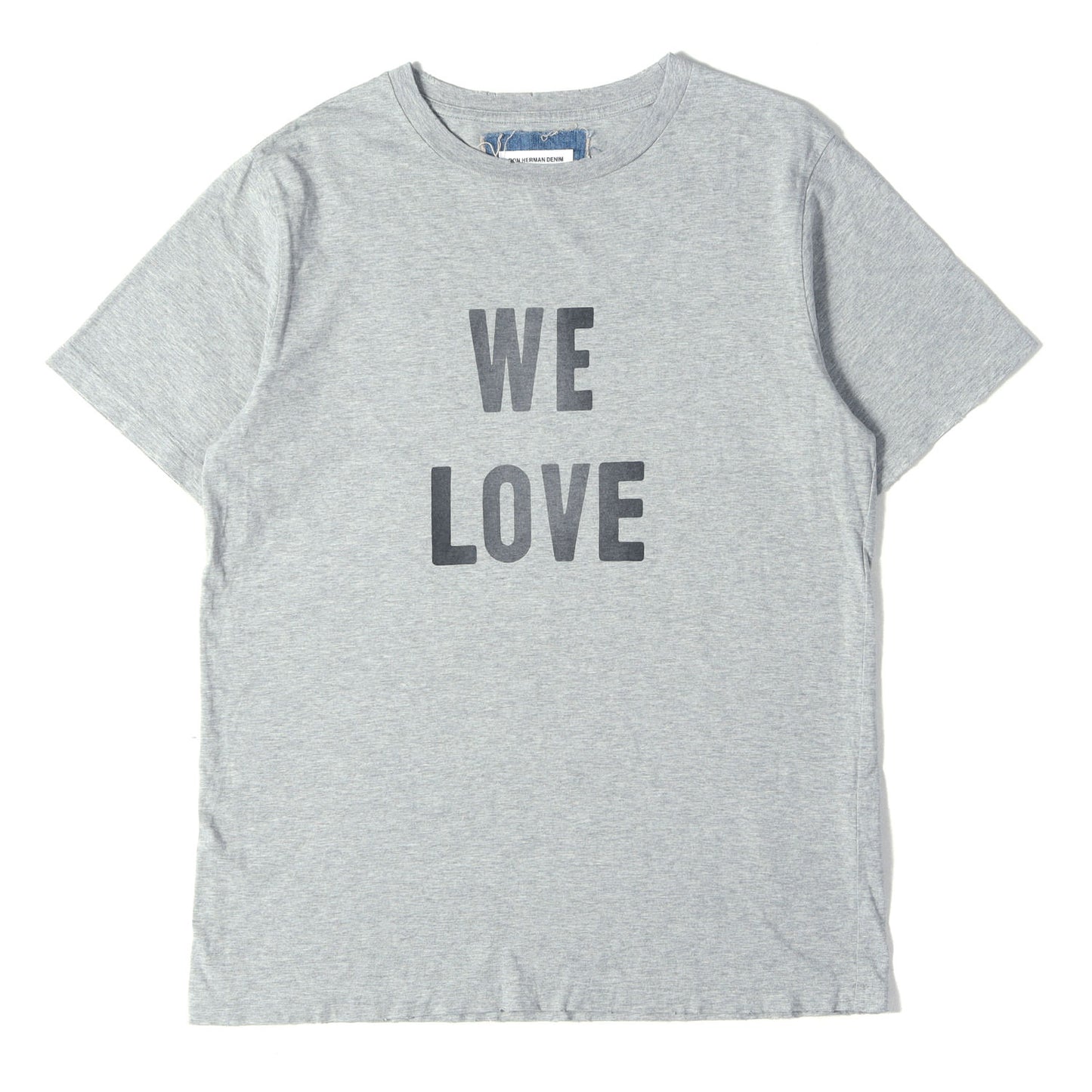 ダメージ加工 ロゴ Tシャツ / MADE IN JAPAN
