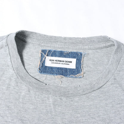 ダメージ加工 ロゴ Tシャツ / MADE IN JAPAN