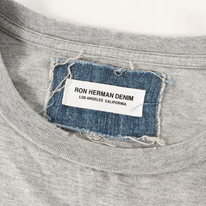 ダメージ加工 ロゴ Tシャツ / MADE IN JAPAN
