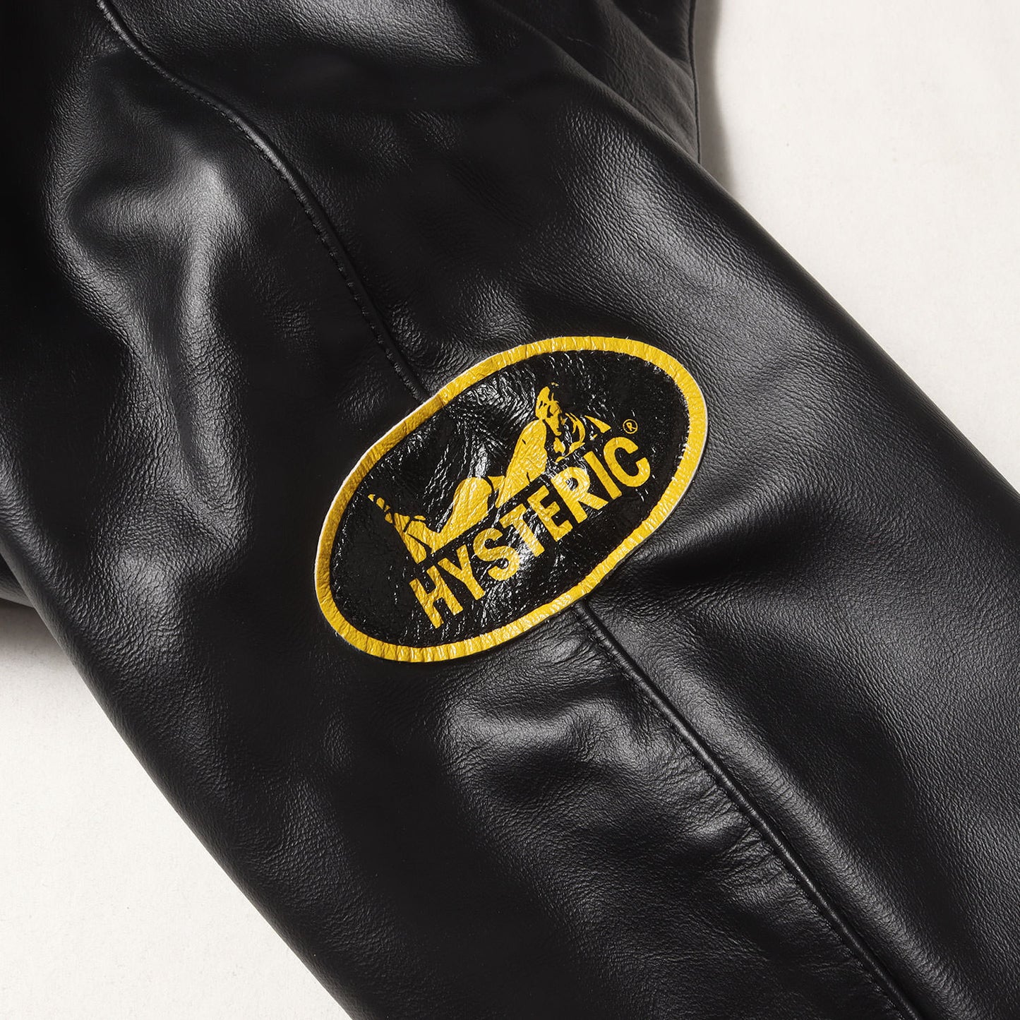 ワッペン刺繍 キップレザー レーシング ジャケット (02173LB02)