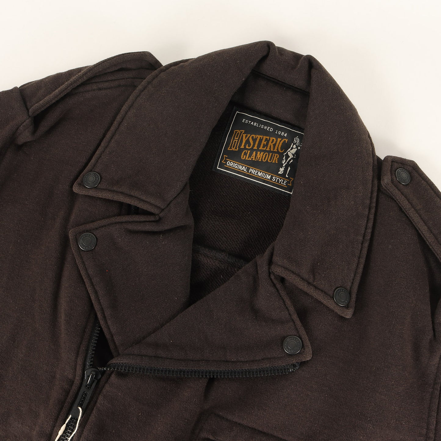 スウェット ダブルブレスト ライダース ジャケット (0263CJ03)