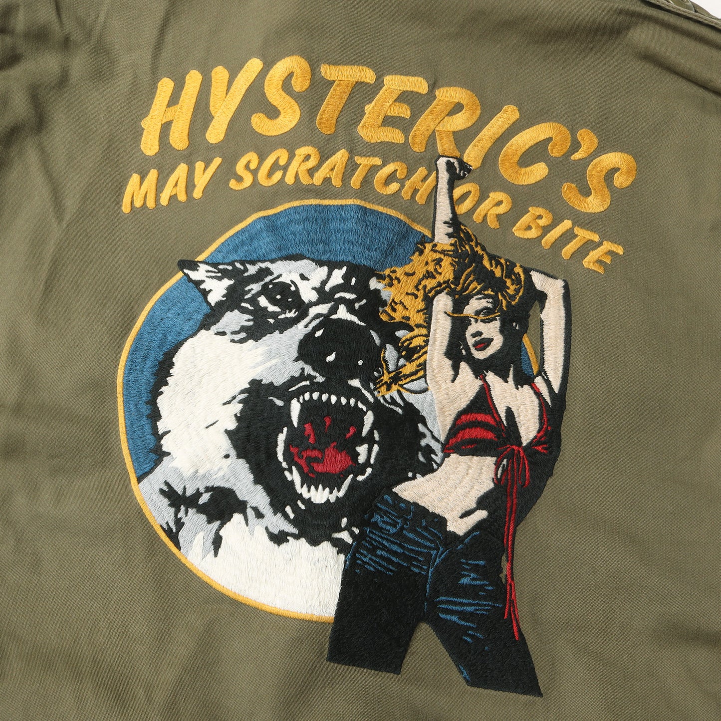 バック ロゴ 刺繍 ミリタリー フライト ジャケット (0263AB16)