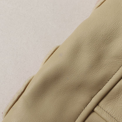 DEVIL 刺繍 レザースリーブ スタジャン (02173AB03)