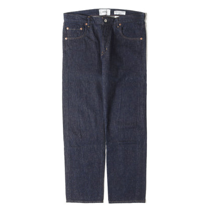 テーパード ストレート リネン混 デニムパンツ (Tapared Straight Denim 11W 15-11W)
