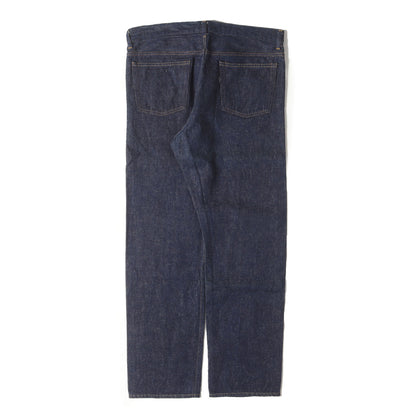 テーパード ストレート リネン混 デニムパンツ (Tapared Straight Denim 11W 15-11W)