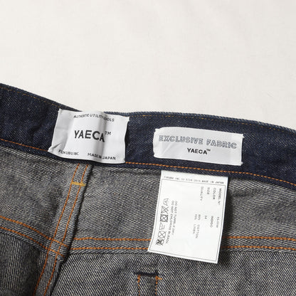 テーパード ストレート リネン混 デニムパンツ (Tapared Straight Denim 11W 15-11W)