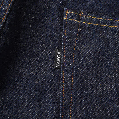 テーパード ストレート リネン混 デニムパンツ (Tapared Straight Denim 11W 15-11W)