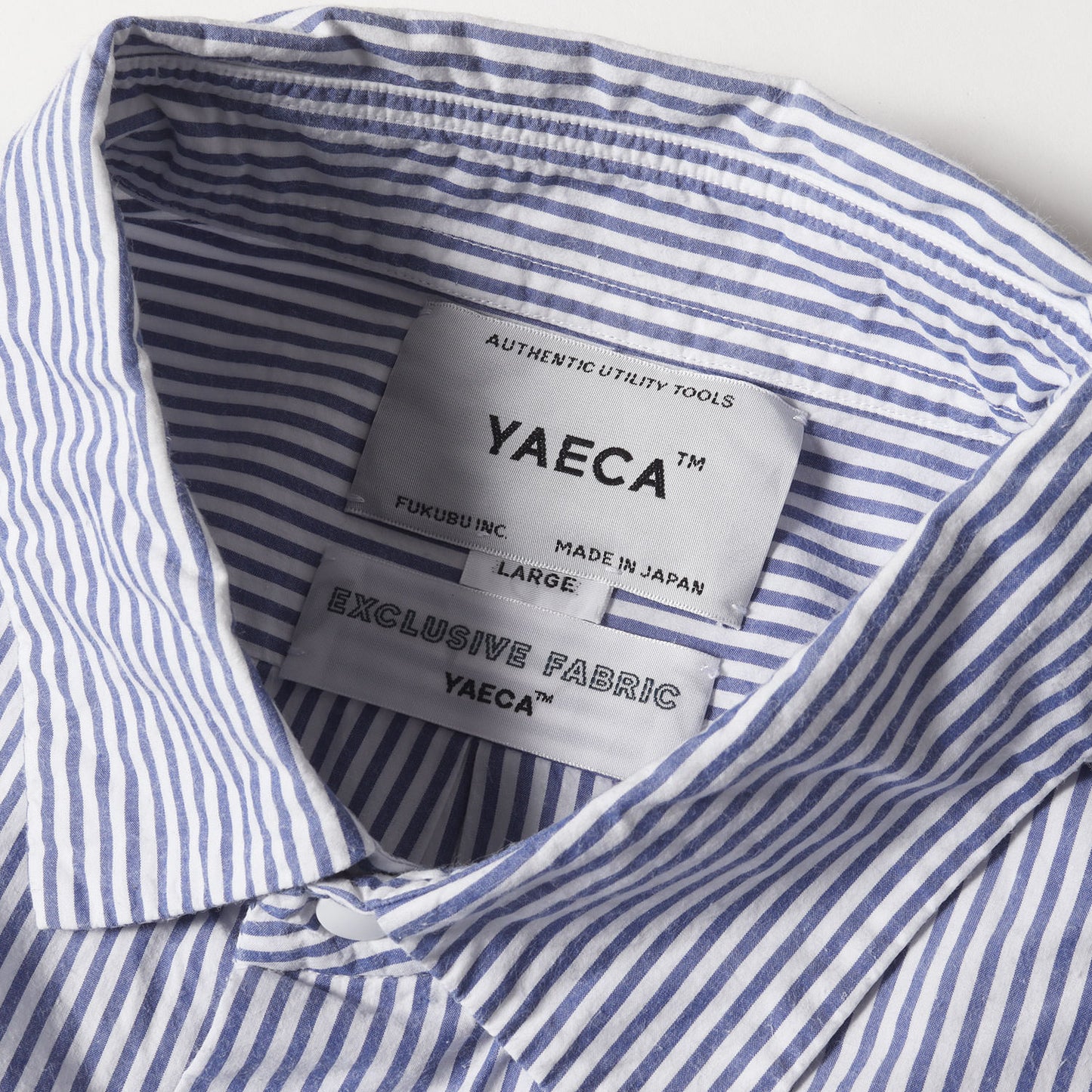ストライプ スタンダードフィット コンフォート シャツ (COMFORT SHIRT STANDARD FIT 171102) / MADE IN JAPAN