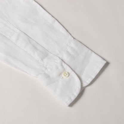 ボタンダウン プルオーバー リネン シャツ