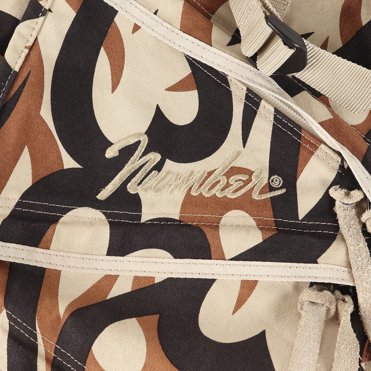 04AW GIVE期 シグネチャー ロゴ 刺繍 ハートトライバル カモ リュック