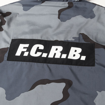 ロゴ刺繍 カモ ポリ ジップアップ パーカー (CAMOUFLAGE PRACTICE JACKET FCRB-167013)