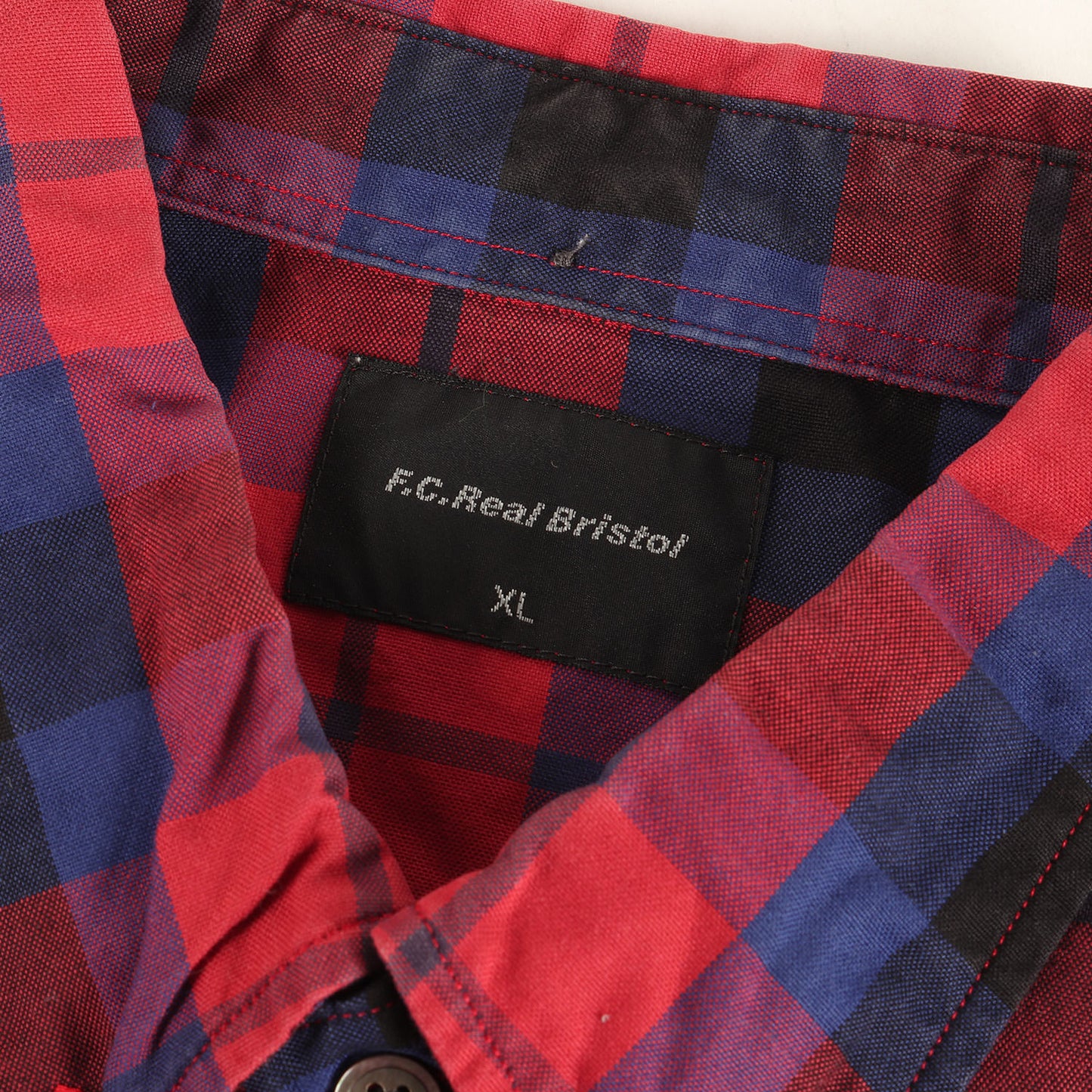 バックプリント チェック オックスフォード シャツ (35 STAR OXFORD CHECK SHIRT FCRB-160029)