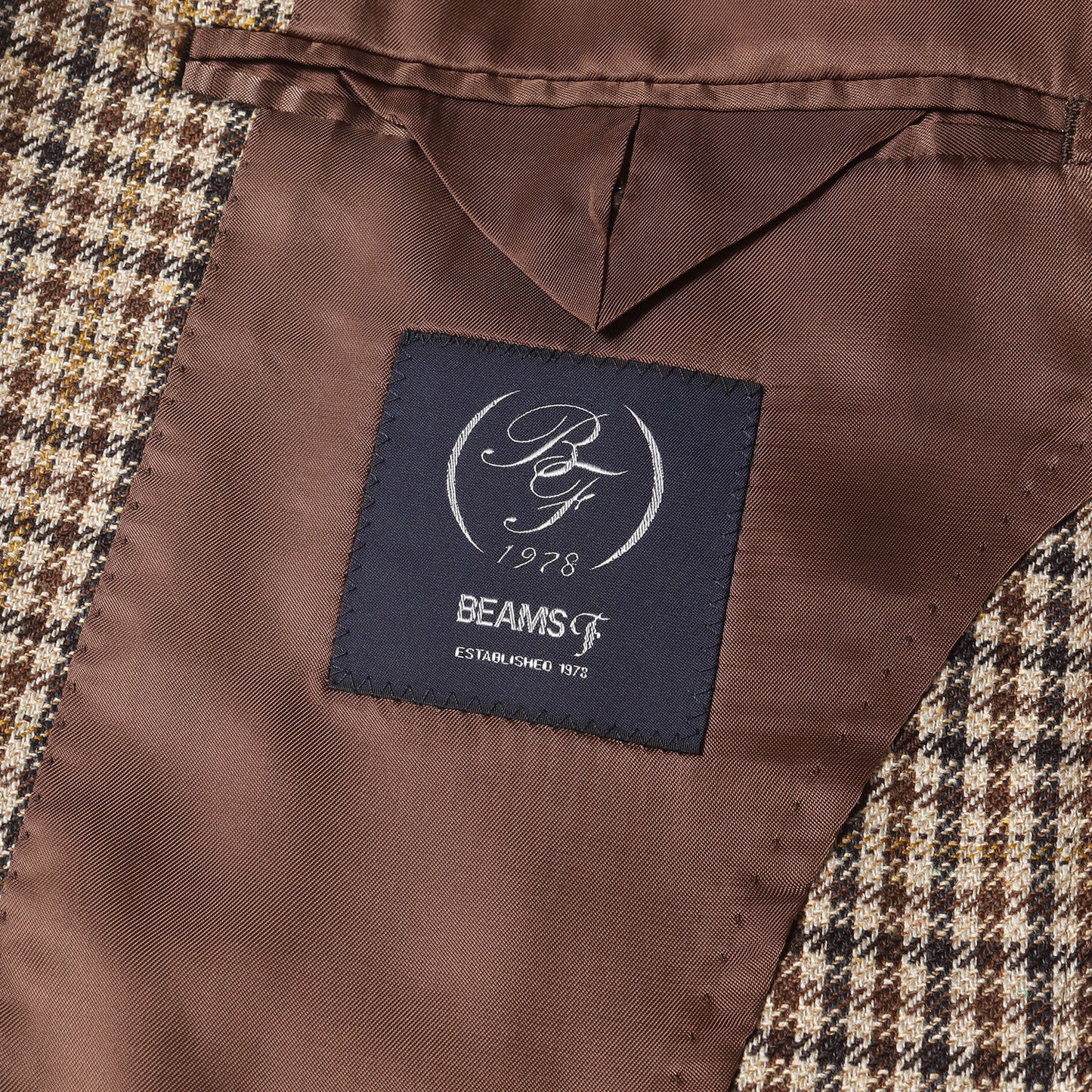 23AW EASY DI PRAY シルクウール ガンクラブチェック ジャケット (21-16-0315-015) / BEAMS F