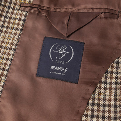 23AW EASY DI PRAY シルクウール ガンクラブチェック ジャケット (21-16-0315-015) / BEAMS F
