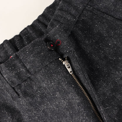 ネップ ストレッチ シルク混ウール トラウザー イージー パンツ (291206 P129S)