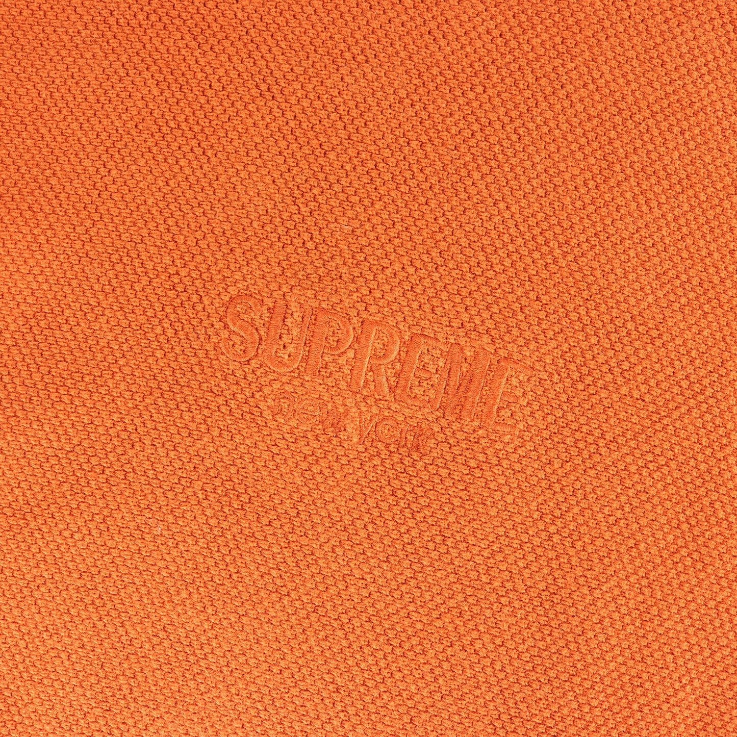 ロゴ刺繍 ワッフル コットン ニット セーター (Pique Crewneck)