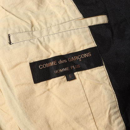 デザインジップ カモ ジャガード ポリ縮 1B テーラード ジャケット (PN-J074)