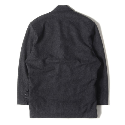 21AW ダブルブレスト フラノ 4B テーラード ジャケット