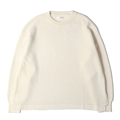 ハードツイスト ウール ニット セーター (HARD TWISTED WOOL RIB CREW)