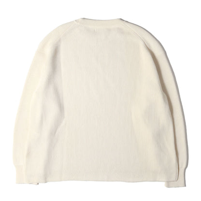 ハードツイスト ウール ニット セーター (HARD TWISTED WOOL RIB CREW)