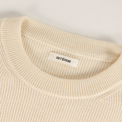 ハードツイスト ウール ニット セーター (HARD TWISTED WOOL RIB CREW)