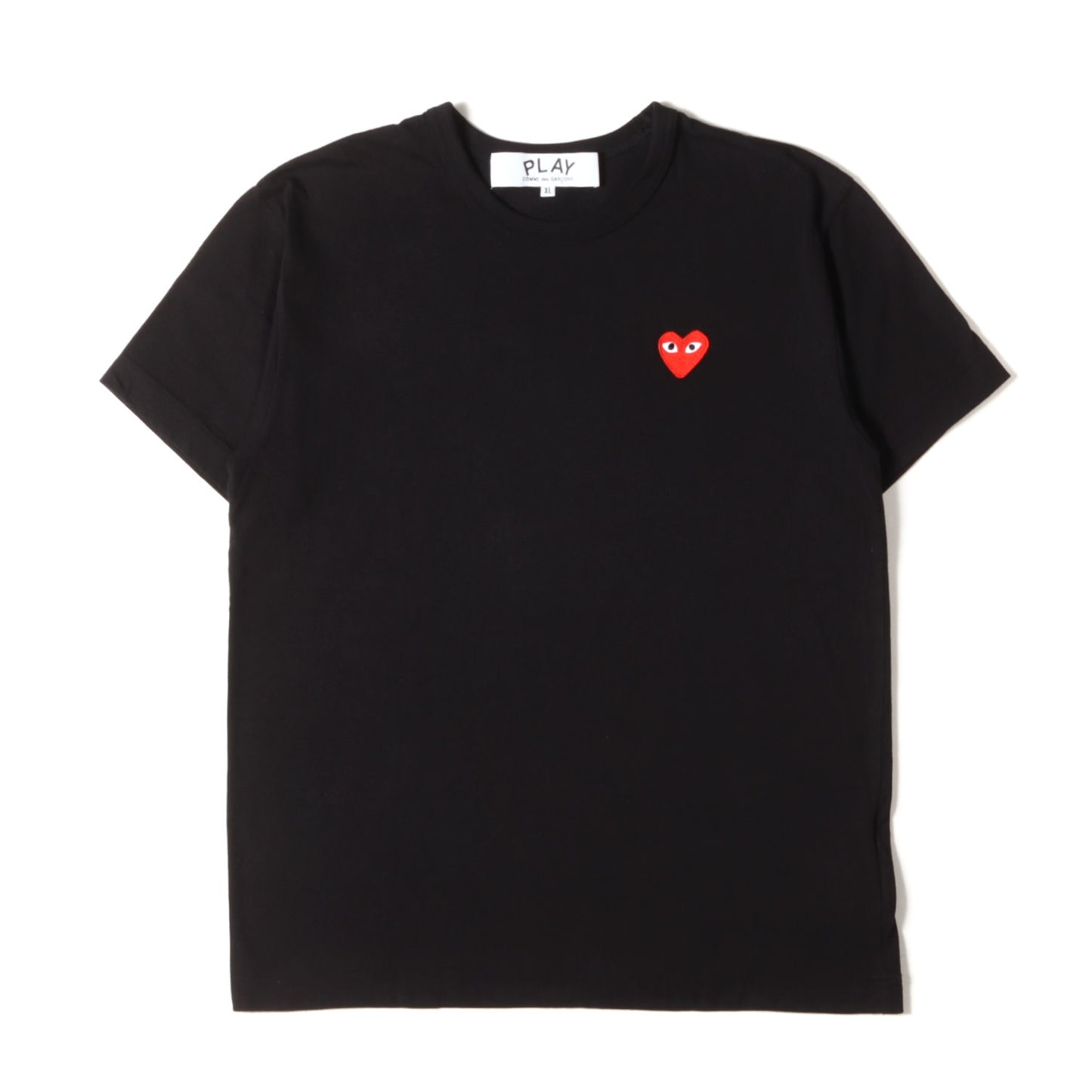 25AW ワンポイント ハート刺繍 Tシャツ (PLAY T-SHIRT RED HEART)